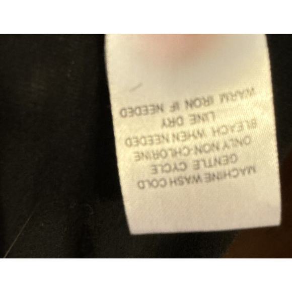 Daniel Rainn Blouse 2X Womens Black Top Sheer Sleeves Minimalist Career Dressy - Picture 8 of 9